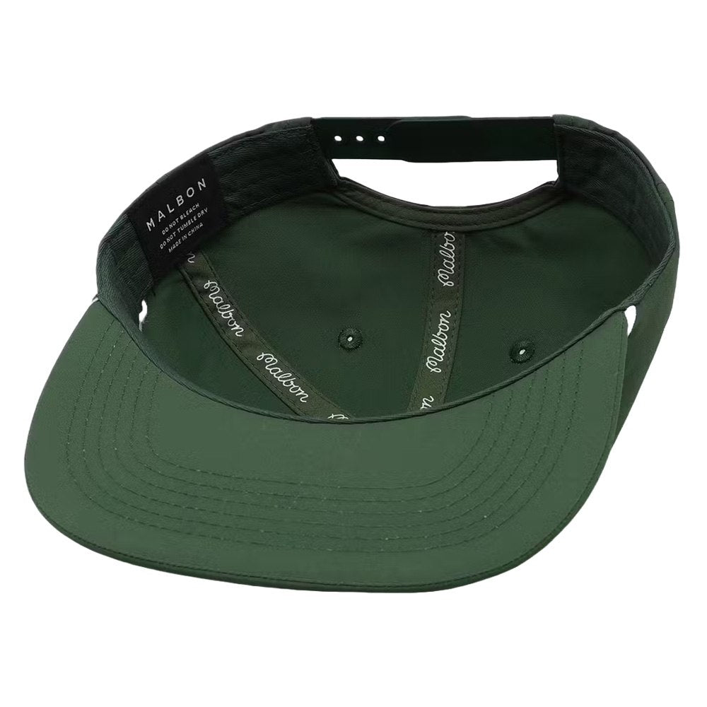 Malbon Evergreen Nylon Rope Golf Cap Evergreen