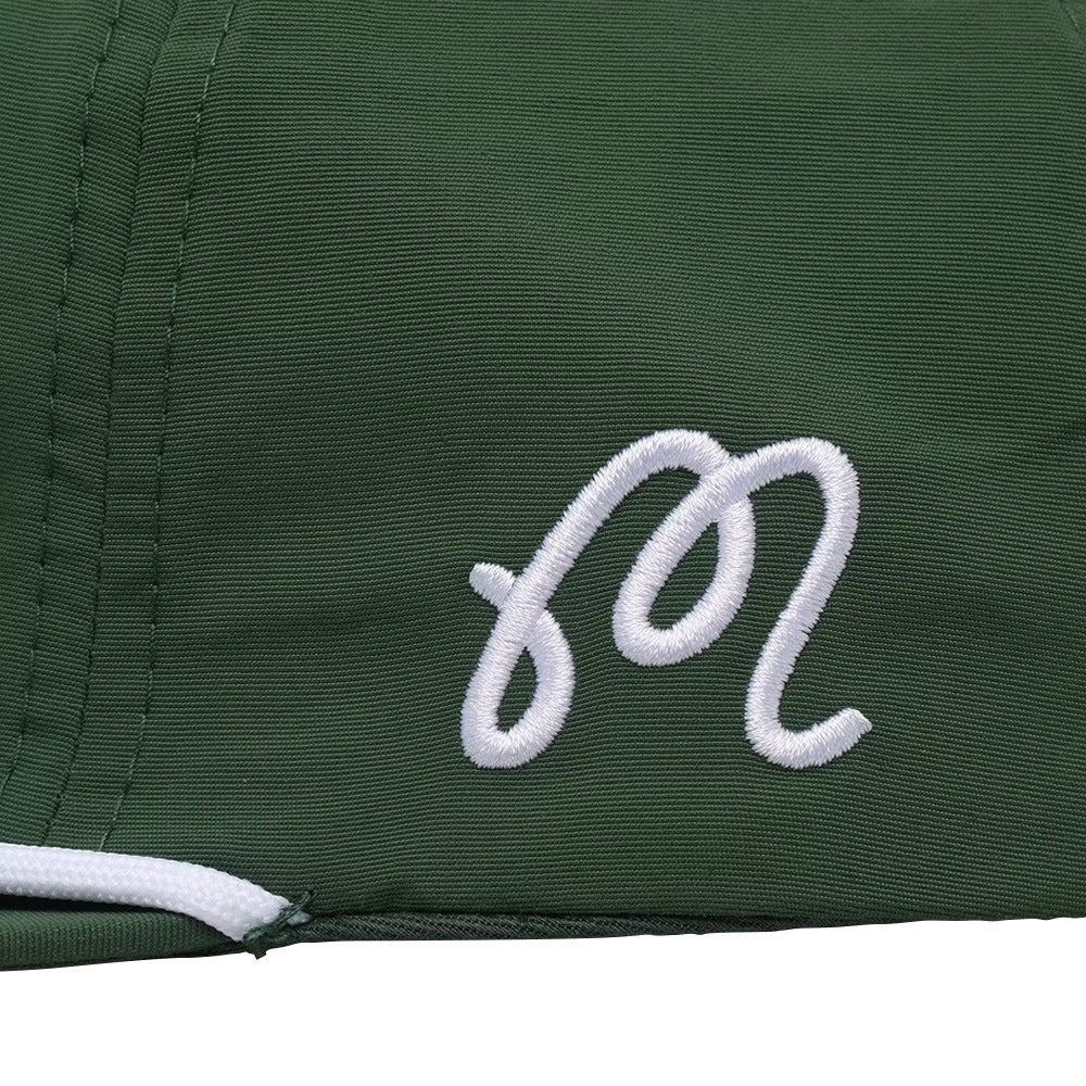 Malbon Evergreen Nylon Rope Golf Cap Evergreen