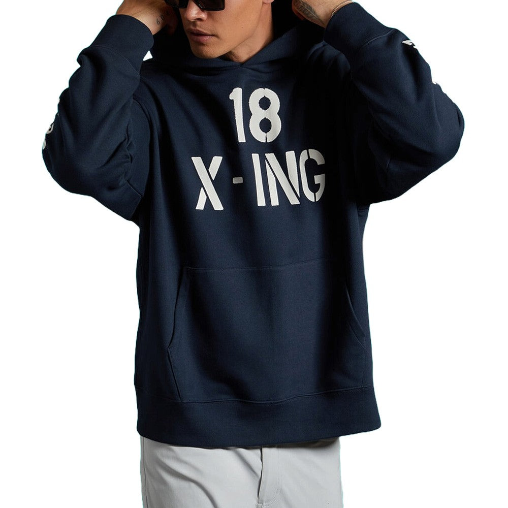 Gfore Crew Oversized French Terry Hoodie Golf Jacket Twilight - FA24