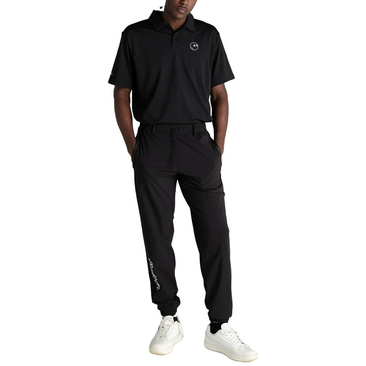 Malbon Performance Nylon Tech Golf Pants Black - SS24