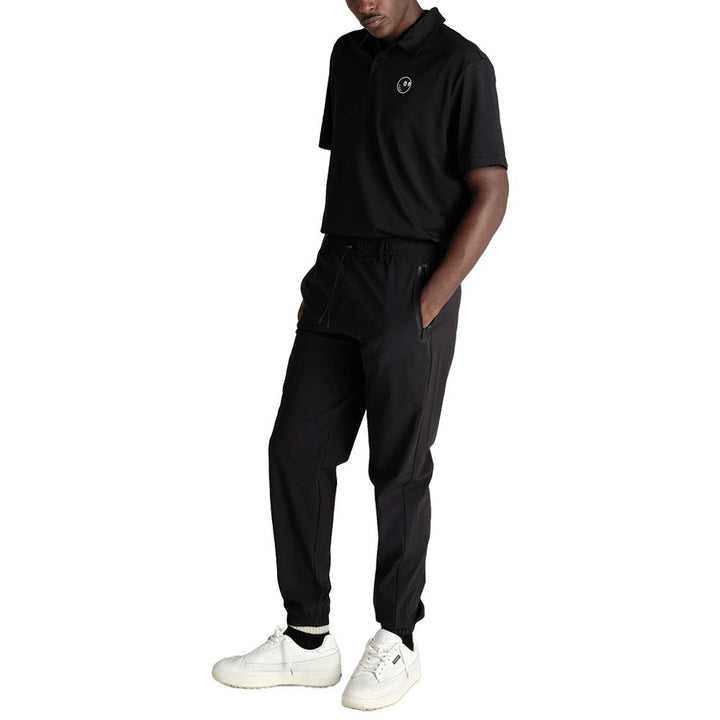 Malbon Performance Nylon Tech Golf Pants Black - SS24