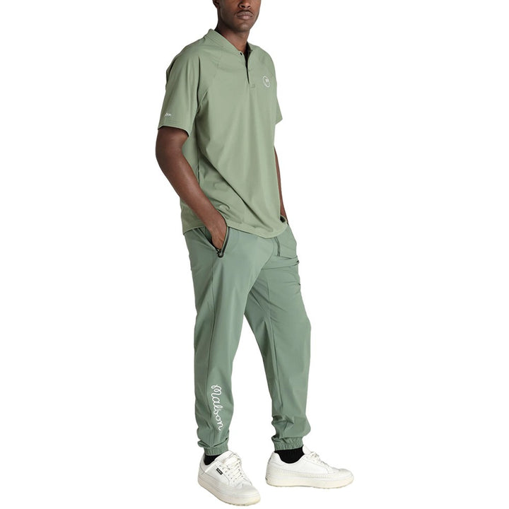 Malbon Performance Nylon Tech Golf Pants Forest - SS24