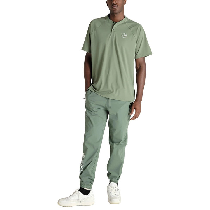 Malbon Performance Nylon Tech Golf Pants Forest - SS24