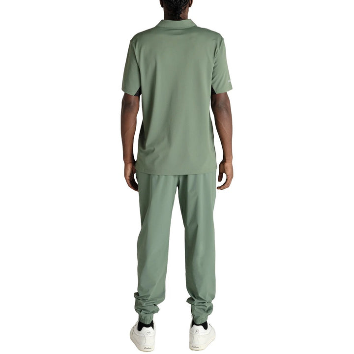 Malbon Performance Pique Golf Polo Forest/Black