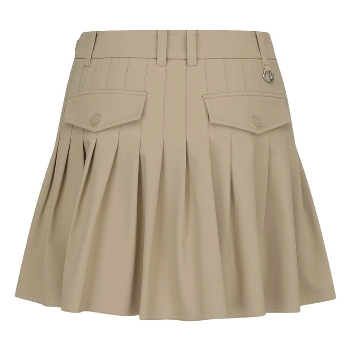 WAAC A-Line Gather Golf Skort Light Brown - FW24 Women