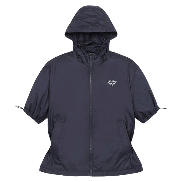WAAC Zip Hoodie Shortsleeve Golf Jacket Dark Navy - 24 Women