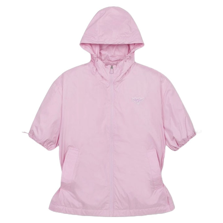 WAAC Zip Hoodie Shortsleeve Golf Jacket Light Pink - 24 Women
