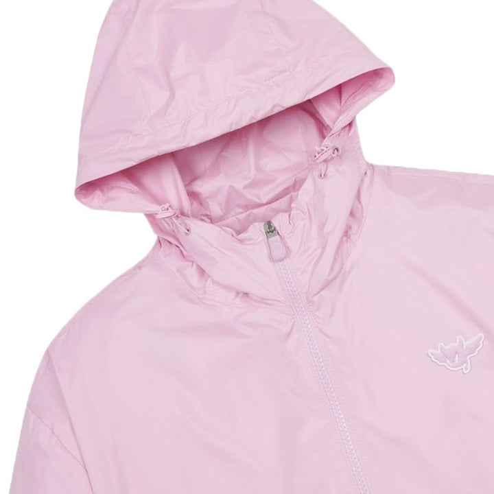 WAAC Zip Hoodie Shortsleeve Golf Jacket Light Pink - 24 Women