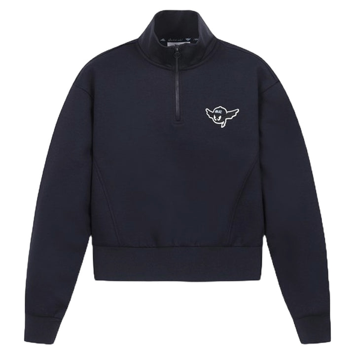WAAC Half Zip-Up Golf Sweatshirt Dark Navy - FW24 Women