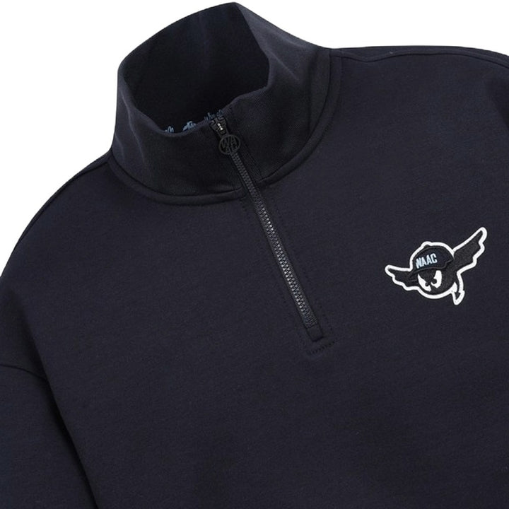 WAAC Half Zip-Up Golf Sweatshirt Dark Navy - FW24 Women