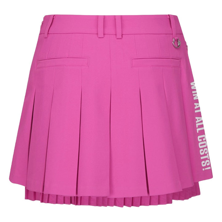WAAC Layering Pleats Golf Skort Pink - FW24 Women