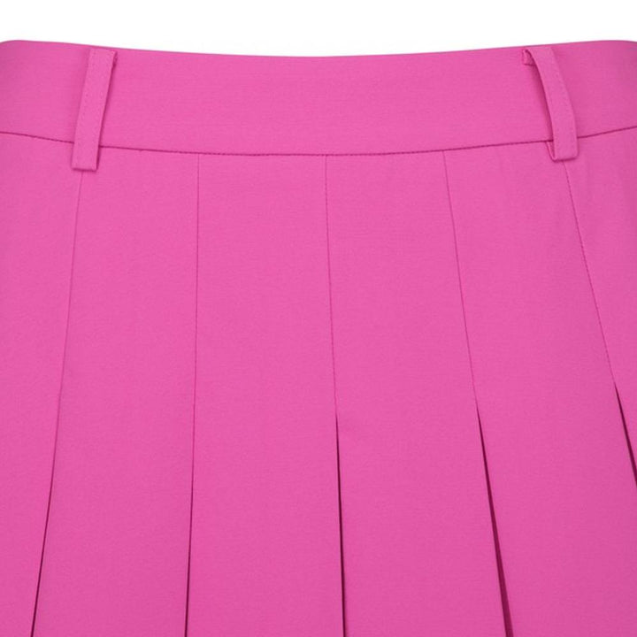 WAAC Layering Pleats Golf Skort Pink - FW24 Women