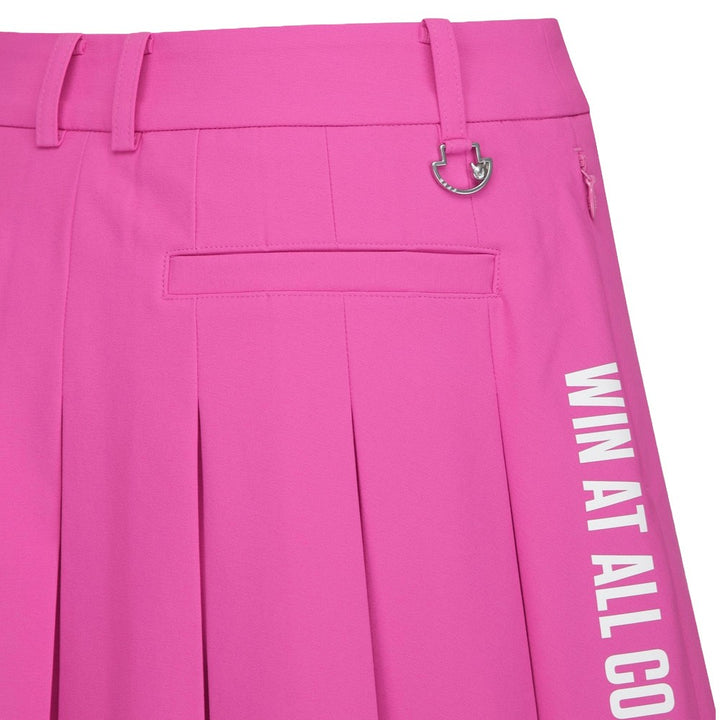 WAAC Layering Pleats Golf Skort Pink - FW24 Women