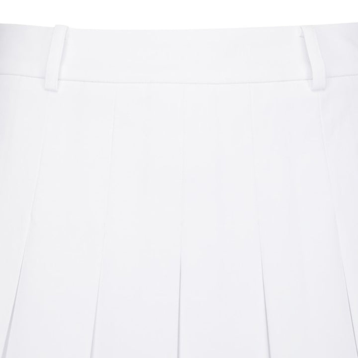 WAAC Layering Pleats Golf Skort White - FW24 Women