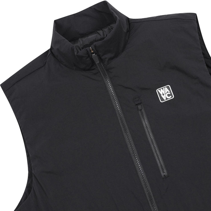 WAAC Thin Padding Golf Vest Black - FW24 Men