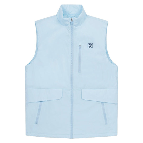 WAAC Thin Padding Golf Vest Light Blue - FW24 Men