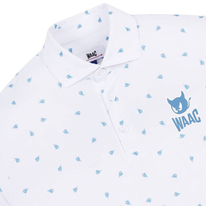 WAAC Fire WAACKY Golf Polo White - FW24 Men
