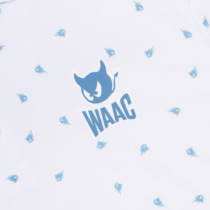 WAAC Fire WAACKY Golf Polo White - FW24 Men