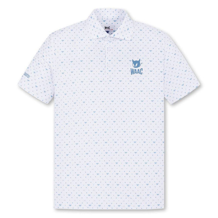 WAAC Flying WAACKY Dot Golf Polo White - FW24 Men
