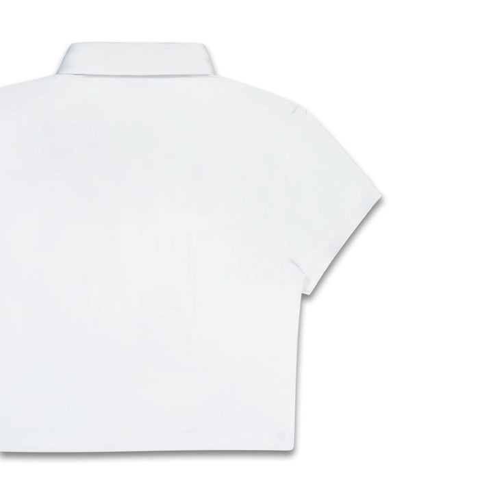 Greyson Cropped Scarlett Golf Polo Arctic White - FA25 Women