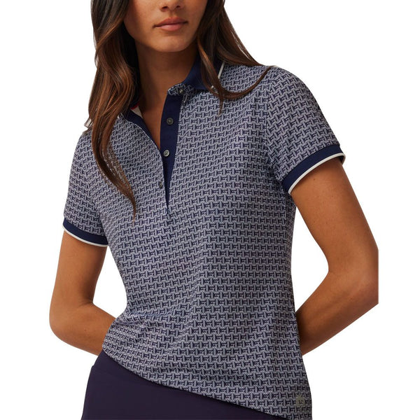Greyson Monogram Scarlett Golf Polo Maltese Blue - FA24 Women