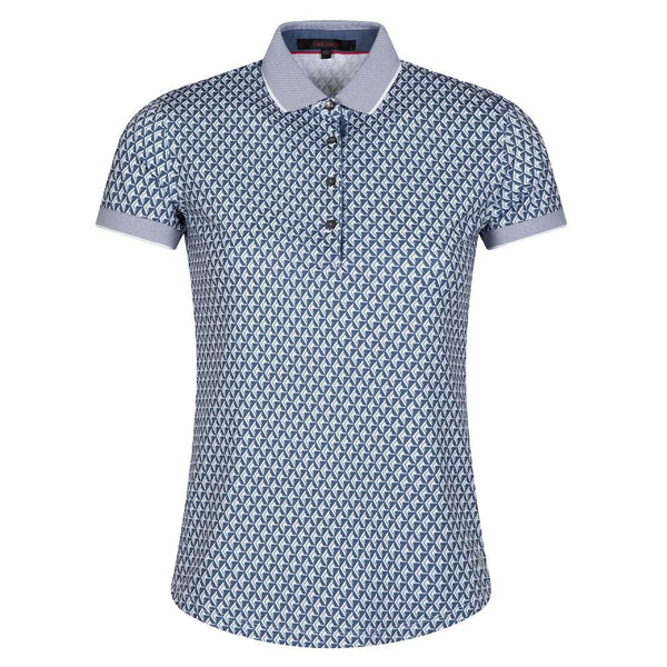 Greyson Diamonds All Day Scarlett Golf Polo Vintage Indigo - FA24 Women
