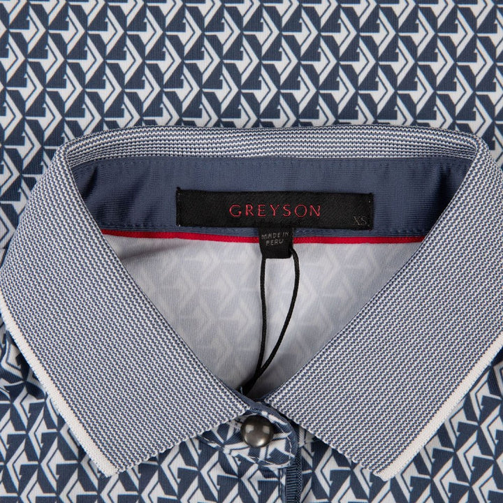 Greyson Diamonds All Day Scarlett Golf Polo Vintage Indigo - FA24 Women