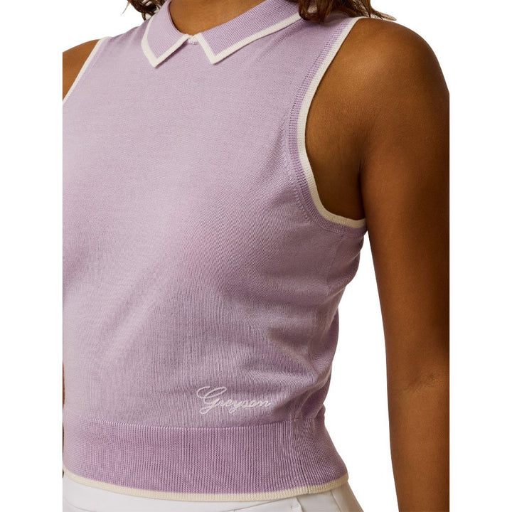 Greyson Bardot Sleeveless Golf Sweater Lavender Mist - FA24 Women