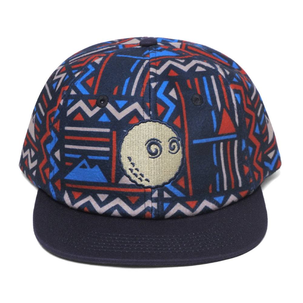 Malbon Kodiak Fleece Golf Cap Navy
