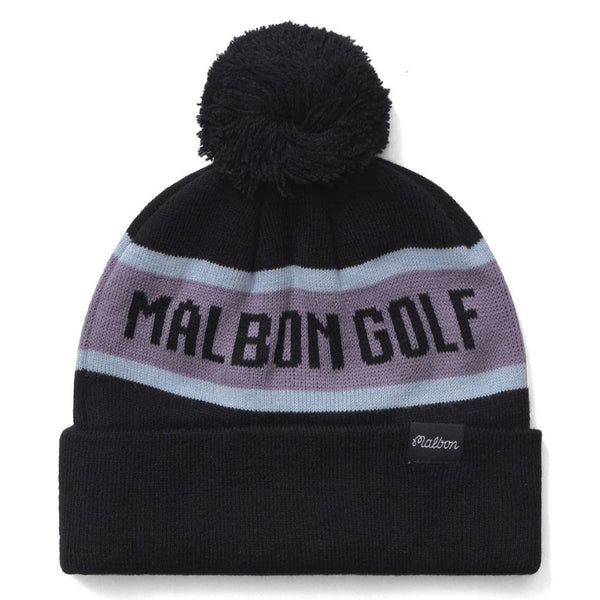 Malbon Alaska Golf Beanie Black
