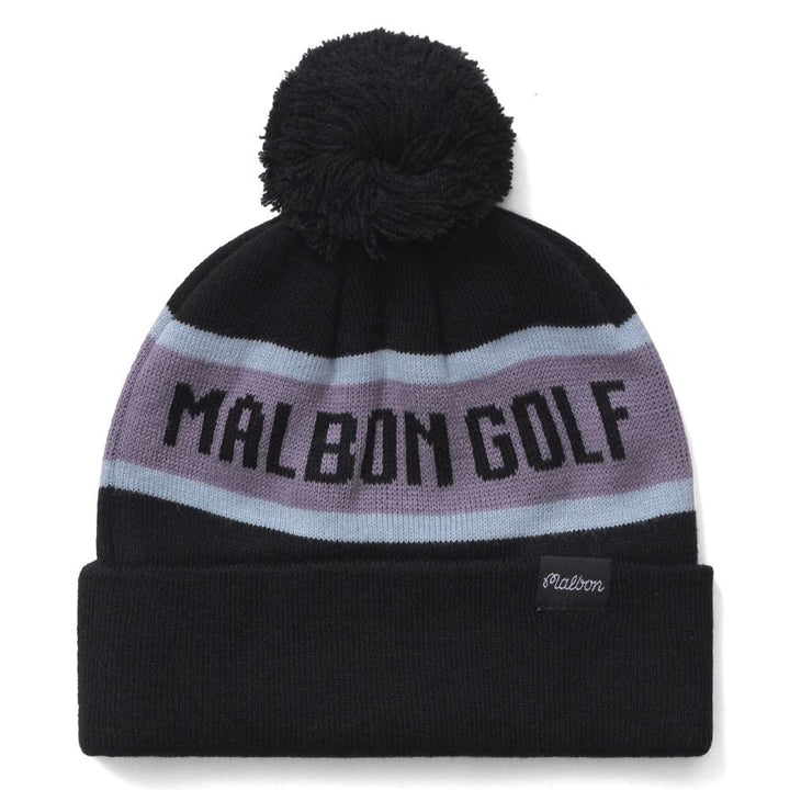 Malbon Alaska Golf Beanie Black