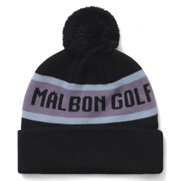 Malbon Alaska Golf Beanie Black