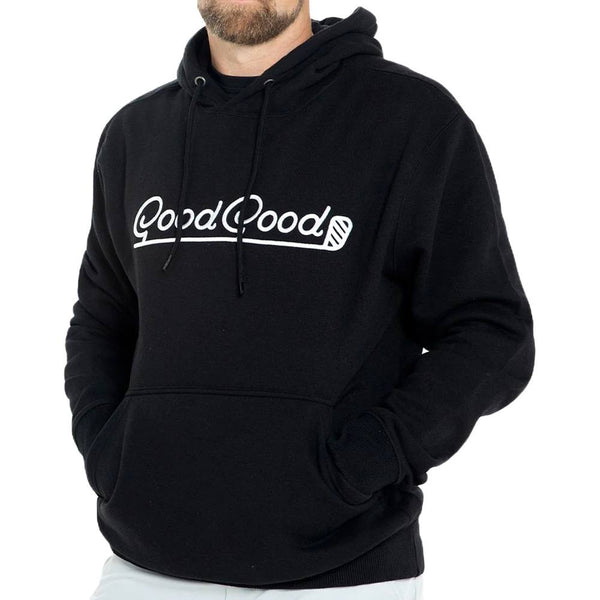 GoodGood Golf Elite Fleece Hoodie Golf Jacket Black - 24