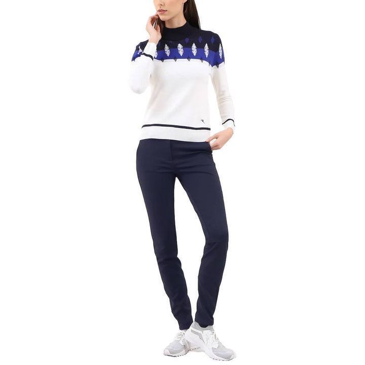 Chervo Saliscendi Golf Pants Blue - FW24 Women