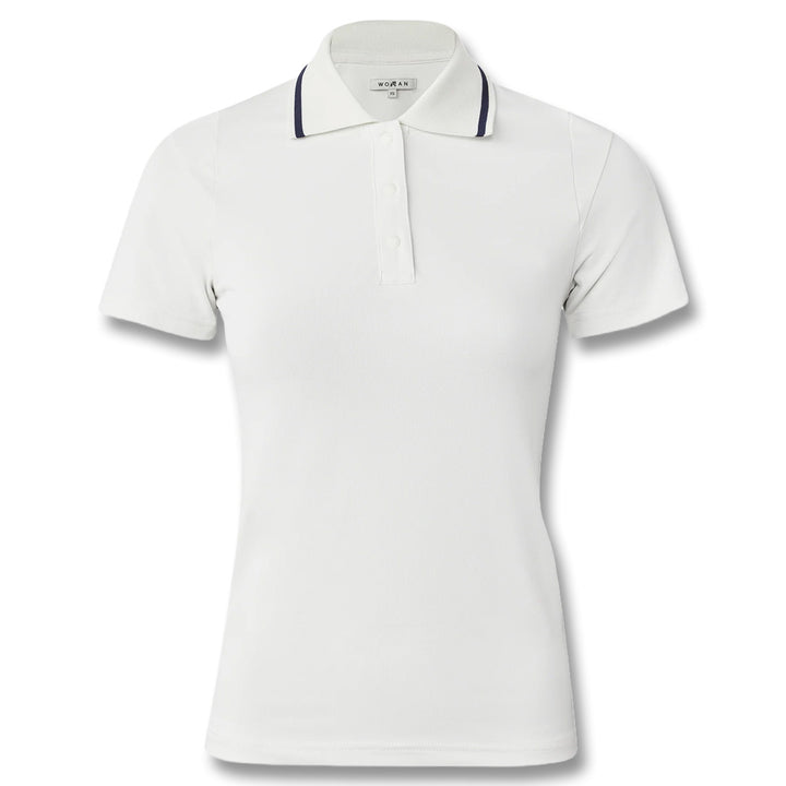 Malbon Evergreen Paloma Golf Polo White - FW24 Women