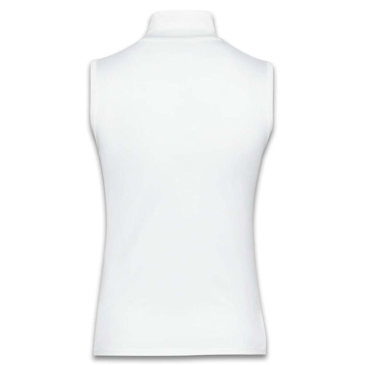 Malbon Evergreen Match Point Golf Mockneck White Women