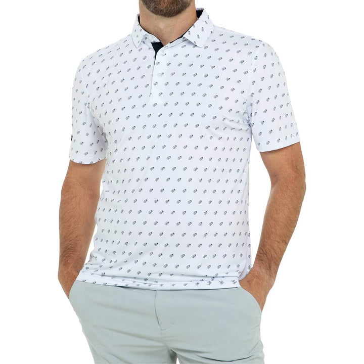 GoodGood Golf Focus Golf Polo White - 24