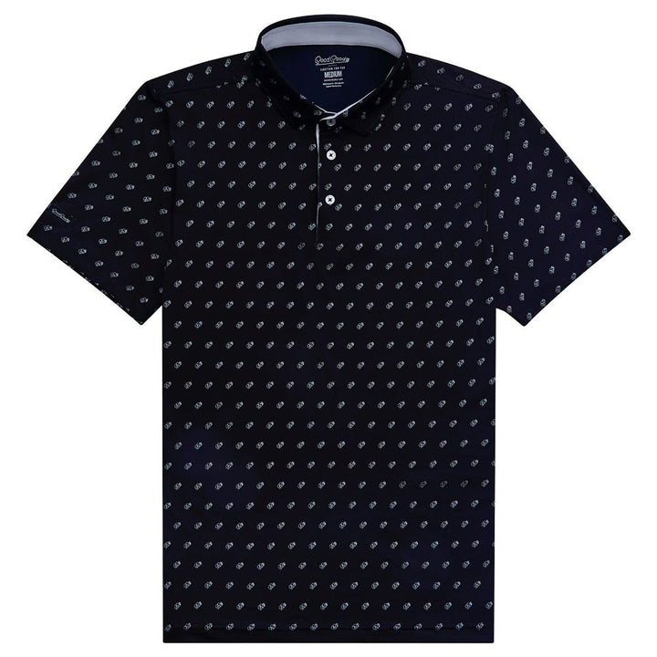GoodGood Golf The Elite Golf Polo Black - 24