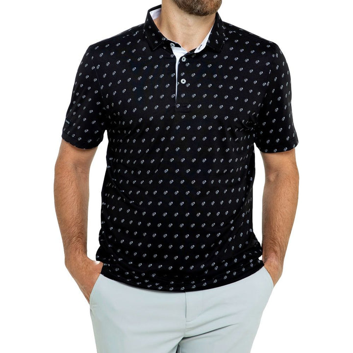 GoodGood Golf The Elite Golf Polo Black - 24