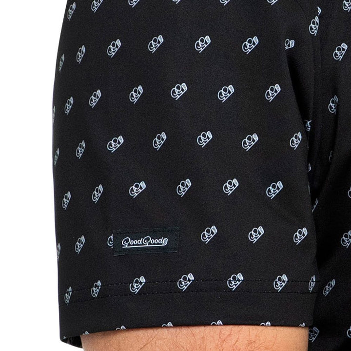 GoodGood Golf The Elite Golf Polo Black - 24