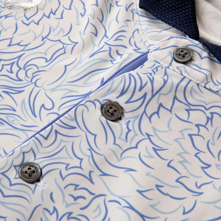 Greyson Den of Thieves Golf Polo Arctic - SP25 Men