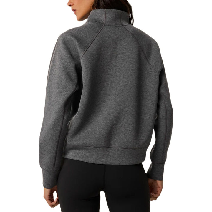 Greyson Melange Kristina 1/2 Zip Golf Pullover Smoke Heather - FA25 Women