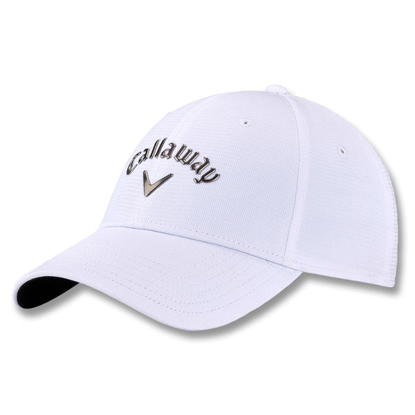 Callaway Liquid Metal Golf Cap White/Gunmetal - 24 Women