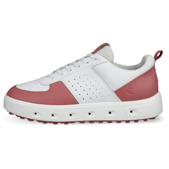 ECCO Street 720 Spikeless Golf Shoes White/Petal - SS24 Women