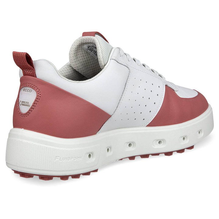 ECCO Street 720 Spikeless Golf Shoes White/Petal - SS24 Women