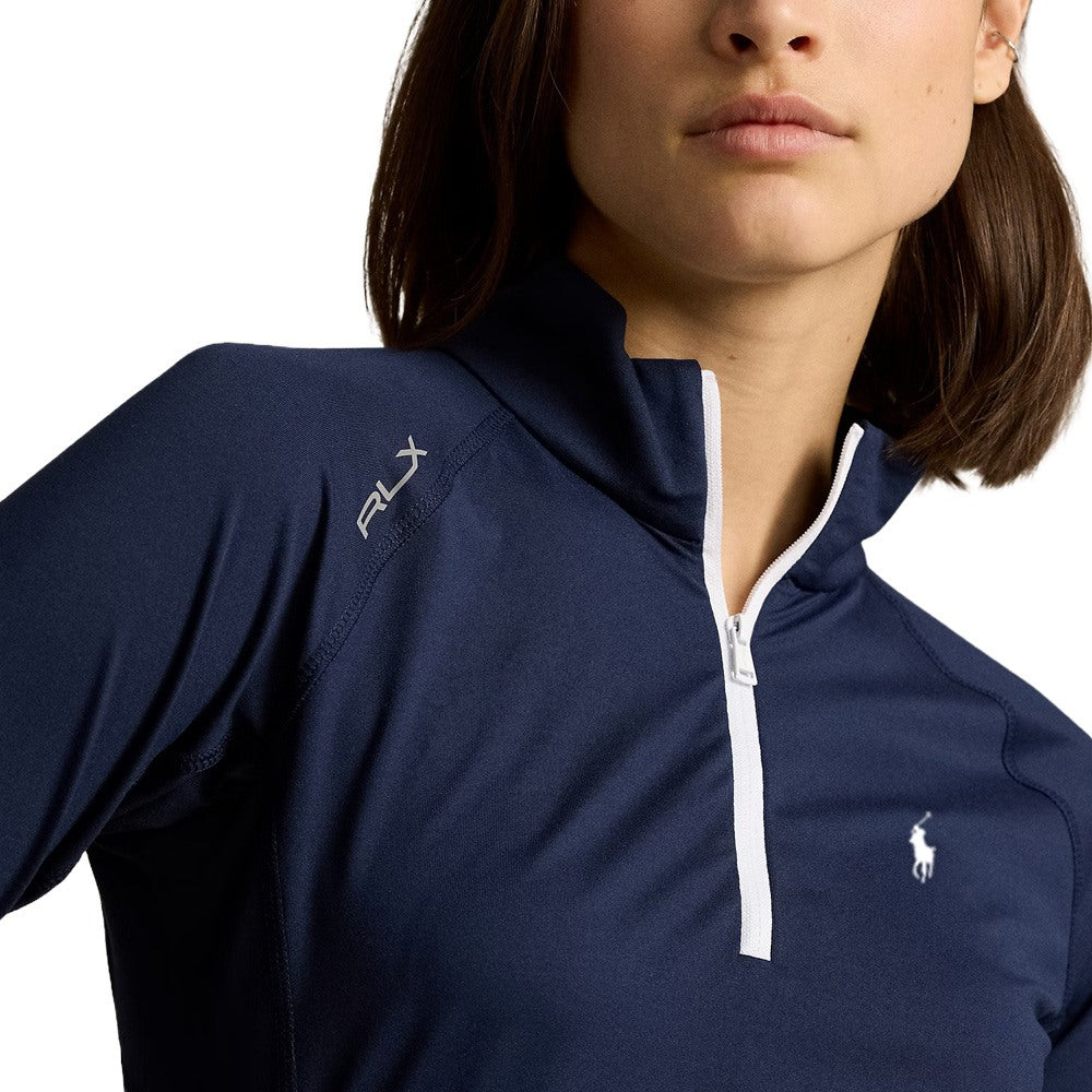 Ralph Lauren Stretch Jersey UV 1/4 Zip Golf Pullover Refined