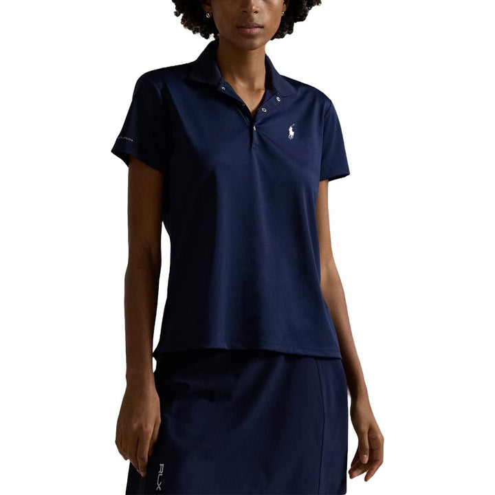 Ralph Lauren Air Tech Pique Tournament Golf Polo Refined Navy - FW24 Women