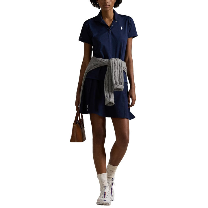 Ralph Lauren Air Tech Pique Tournament Golf Polo Refined Navy - FW24 Women