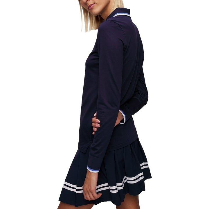 Ralph Lauren Tour Pique Val Golf Polo Refined Navy Multi - FW24 Women