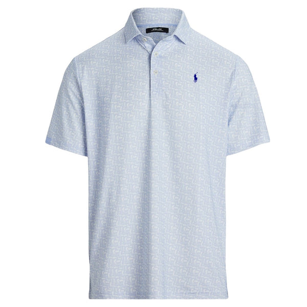 Ralph Lauren Lightweight Airflow Golf Polo Office Blue Multi - FW24 Men